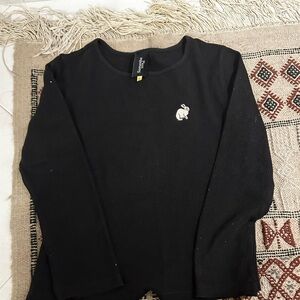 Samantha pleet bunny waffle shirt, size small